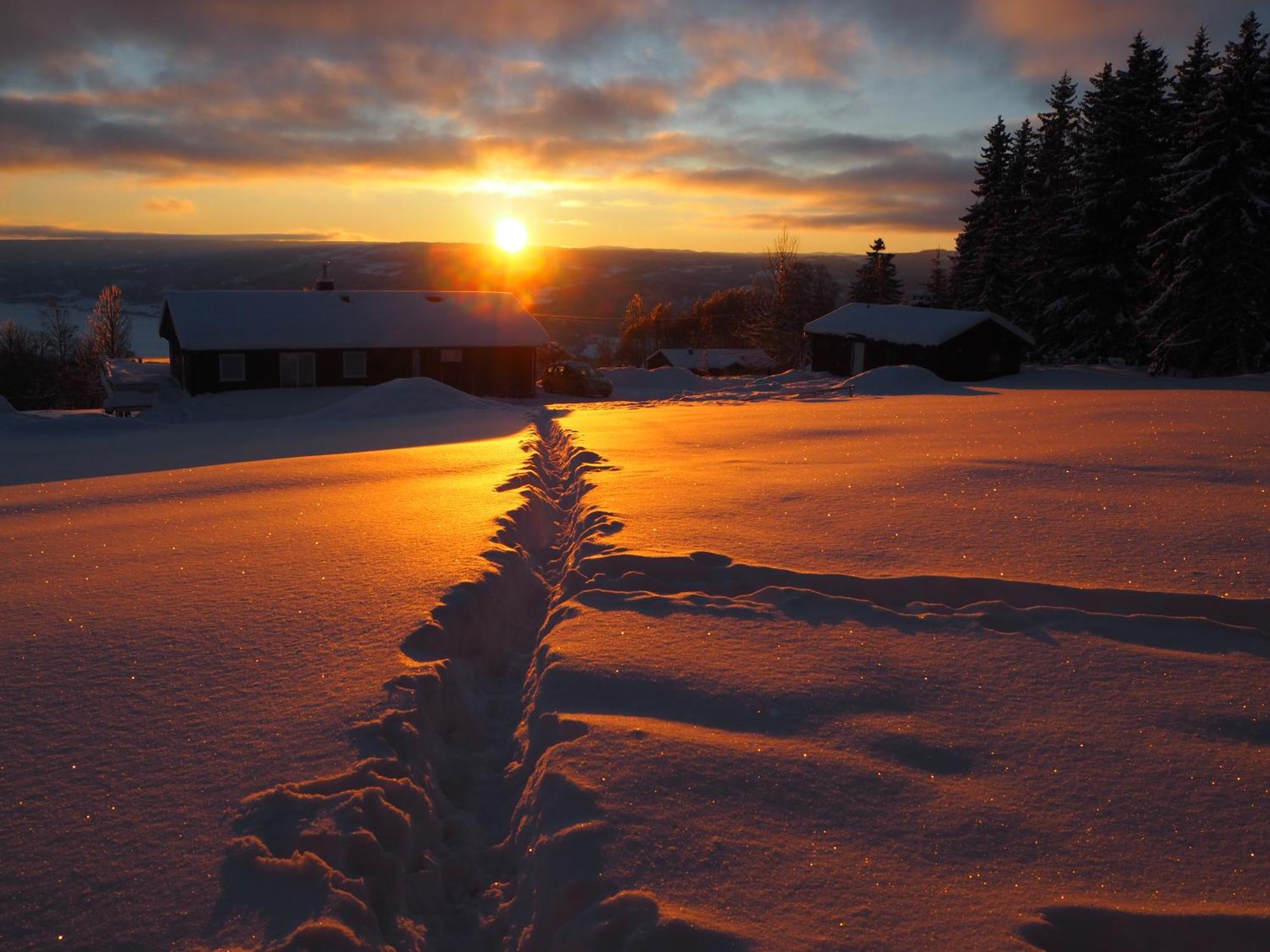 Cabin With Great View Close To Town And Ski Area Lillehammer Buitenkant foto